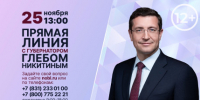 Прямая линия с губернатором Нижегородской области пройдет 25 ноября - 8313.Ru